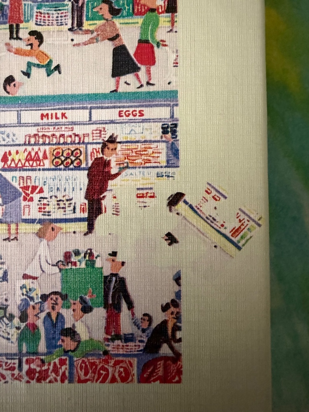 New Yorker 1000 piece puzzle "The Market" - Picture 8 of 8